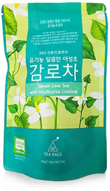 감로700 유기농 달콤한 어성초 감로차 티백, 1g, 30개입, 1개
