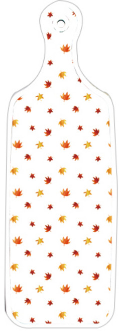 로엠디자인 양면 서빙도마 숲패턴1, 낙엽화이트, 1개