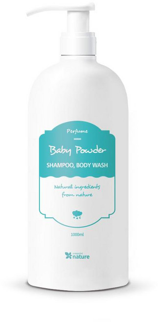 제주햇살 베이비파우더 샴푸 바디워시, 1L, 1개