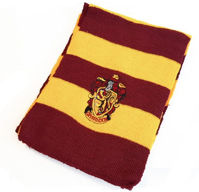 PARTY COSTUME 哈利波特 角色扮演 葛來分多 圍巾 A款 HP03A, 黃色 + 棕色, 1個