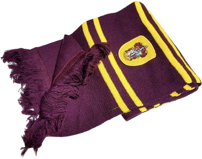 PARTY COSTUME 哈利波特 角色扮演 葛來分多圍巾 B款 HP03B, 黃色 + 棕色, 1個