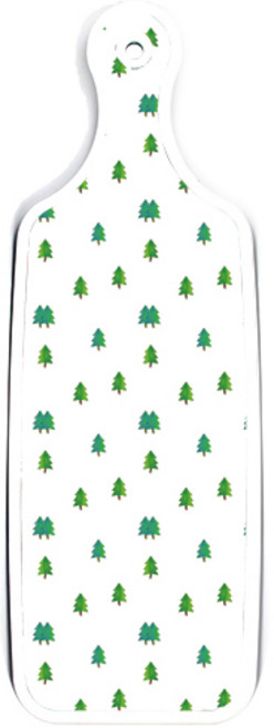 Roem Design 雙面砧板 藍色調花朵, 松木藝術品, 1個