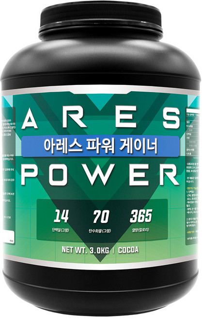 프로틴샵 아레스 파워 게이너 보충제, 3kg, 1개