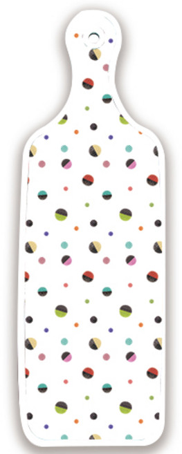 로엠디자인 양면 서빙도마 꼬마도넛, 배색원형, 1개