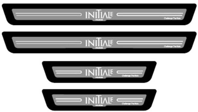 엑스원 프리미엄 메탈 도어스커프, QM6, 혼합 색상