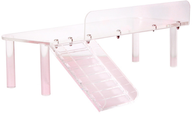 보라펫 아크릴 2층 데크 + 계단 55L, 1개