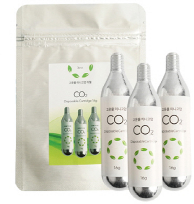 미미네아쿠아 고운물 미니 고압 카트리지 리필 랜덤 발송, 3개