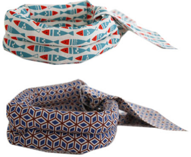 미미키드 성인용 아쿠아 쿨스카프 2p 세트, 혼합 색상