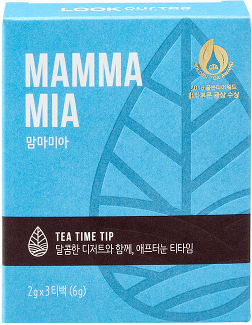 룩아워티 맘마미아 블렌딩티, 2g, 3개입, 1개