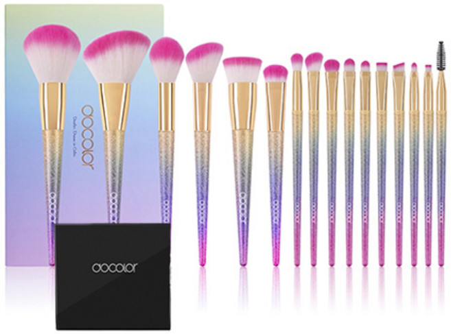 두칼라 판타지 16종 브러쉬 앤 에센셜 홀더 박스, 혼합 색상, 1개