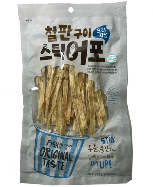 오천산업 철판구이 스틱어포 오리지널, 110g, 1개