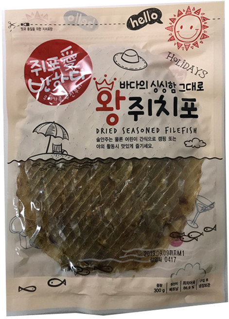 오천산업 왕 쥐치포, 300g, 1개