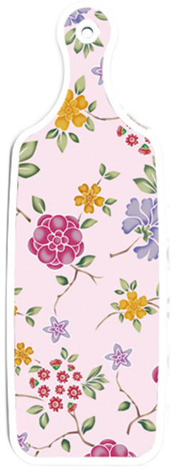 로엠디자인 양면 디자인 서빙 도마 보드 Cute부엉이, 로맨틱레드floral연분홍색, 1개