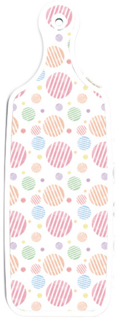 로엠디자인 양면 디자인 서빙 도마 보드 Cute부엉이, 라인원형, 1개