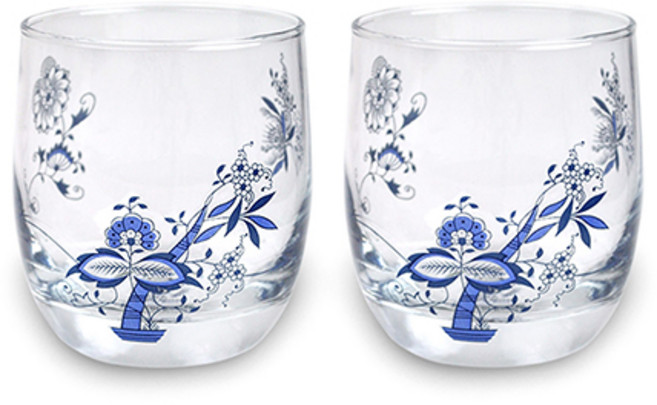 마쯔오카 국산 쯔비벨무스터 시가꾸 물컵 언더락 2p세트, 1세트