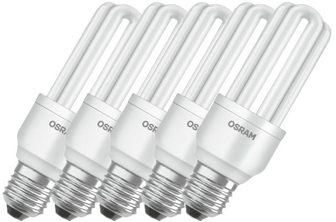 OSRAM 歐司朗 三波長 EL 燈泡 15W 5p, 晝光色, 5個
