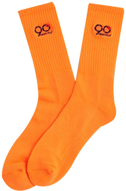 나인티플러스 엘리트 트레이닝 하프 삭스, 형광주황(12026)