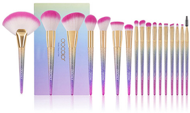 두칼라 DB168 판타지 팬 브러쉬 17종 세트, 혼합 색상, 1개