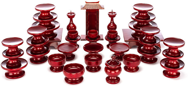 남원목기 국산 춘향 물푸레 제기세트, 1세트, 37p