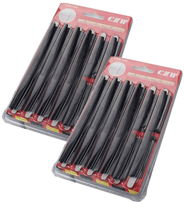 어바인 실리콘 도어 가드 8p 세트, 블랙, 2세트