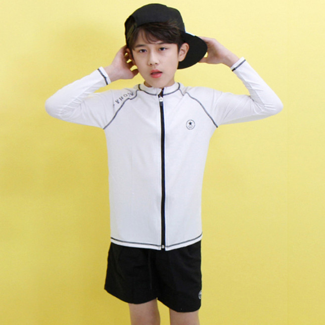 또래친구 남아용 AK B집업래쉬가드 + 팬츠 세트