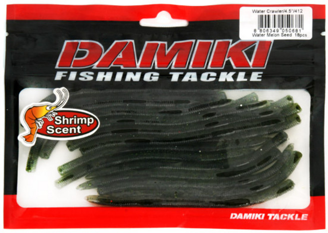 다미끼 워터 크로울러 4.5인치 루어 18p, 412 WATERMELON SEED, 2.3g, 1개