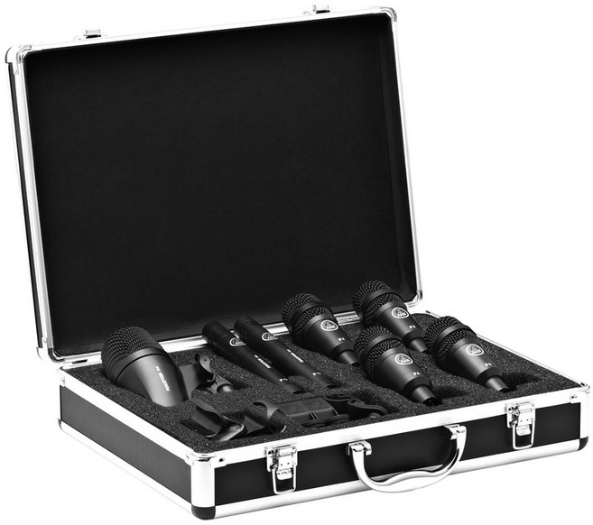 AKG 유선마이크 DRUM Session 1, 블랙, 1세트