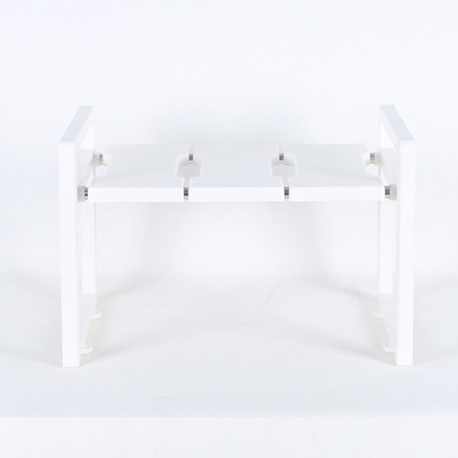 리빙해피 국산 싱크대선반 400, 화이트, 1개