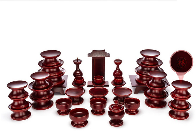 남원목기 국산 춘향 물푸레 복 제기세트, 1세트, 37p