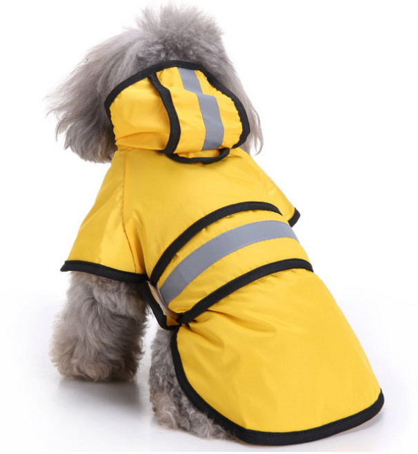 펫나인 반려동물 반사광 망토우비, 옐로우, 1개