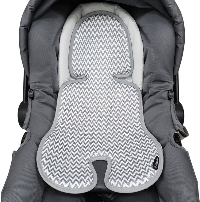 마니또 클린 카시트용 쿨시트 신생아용, 지그재그 그레이, 1개