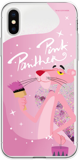 핑크팬더 플라워 글리터 휴대폰케이스