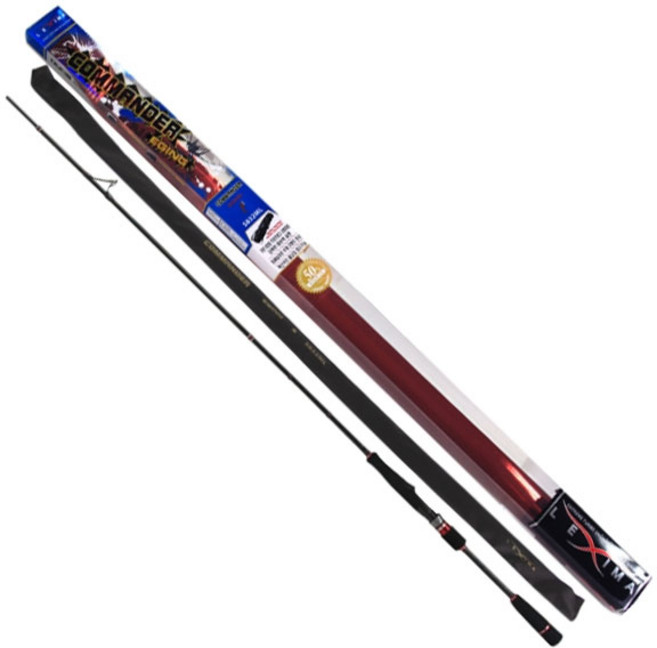 Banax LEXIMA Commander 軟絲海釣路亞釣竿 S802ML, 黑色