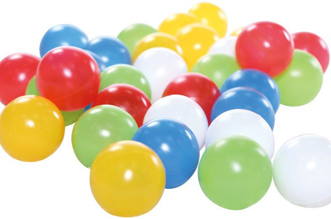 아하토이 아가랑 킹콩 볼풀공 약 50p, 파랑 + 빨강 + 노랑 + 그린 + 흰색, 1세트