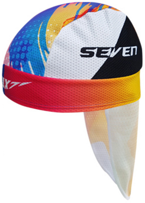 듀스세븐 듀스바이크 자전거 꽁지두건, 레인보우, 1개