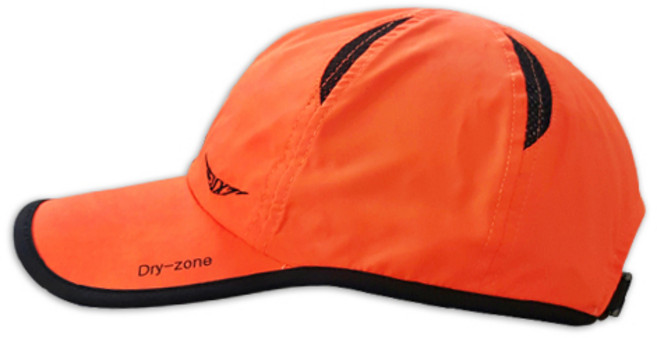 듀스세븐 마라톤 전용모자 cap011, 형광주황, 1개
