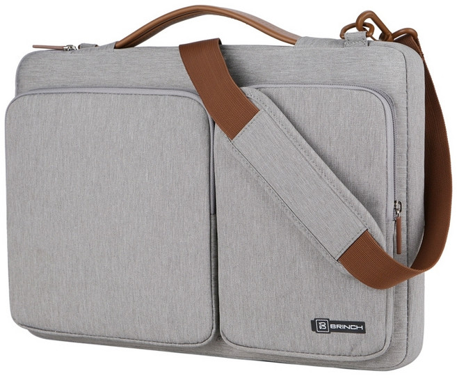 BRINCH 캐주얼 노트북가방 NT-1000, 그레이, 15.6in, 1개