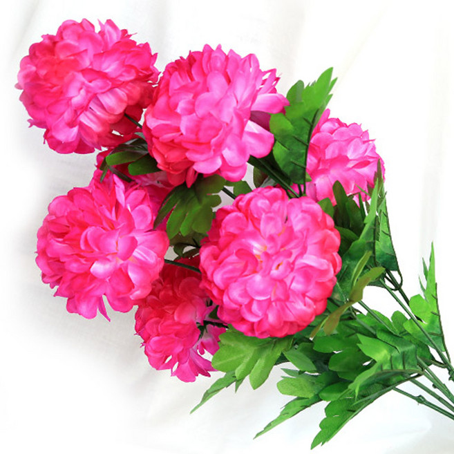 조아트 조화 7대 대국 꽃다발, 형광핑크, 1개