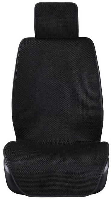 CarStory 논슬립 에어매쉬 통풍시트 조수석용 MS-1001, 블랙, 1개