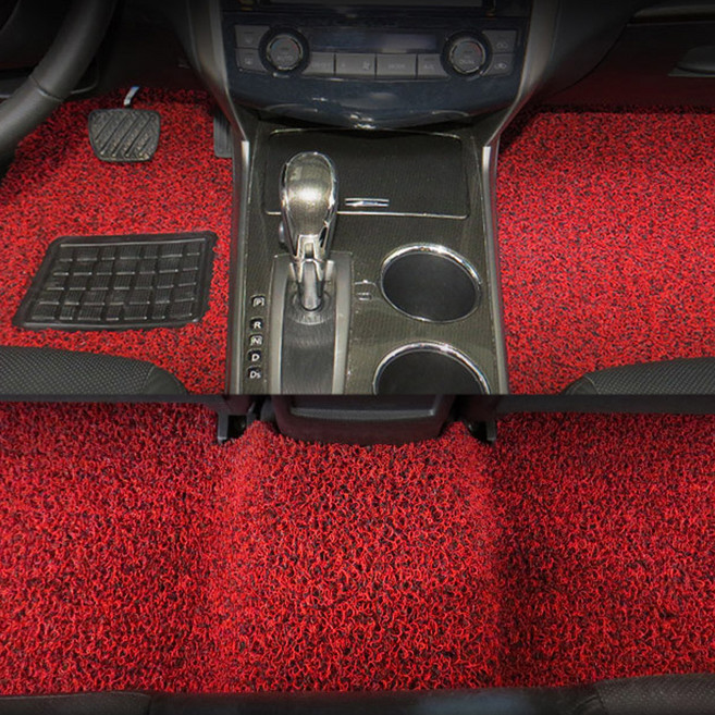 라임 코일 차량용카매트 확장형 수입차 레드 + 블랙, 재규어, XF 2011년10월~2015년12월 (JAE-03)