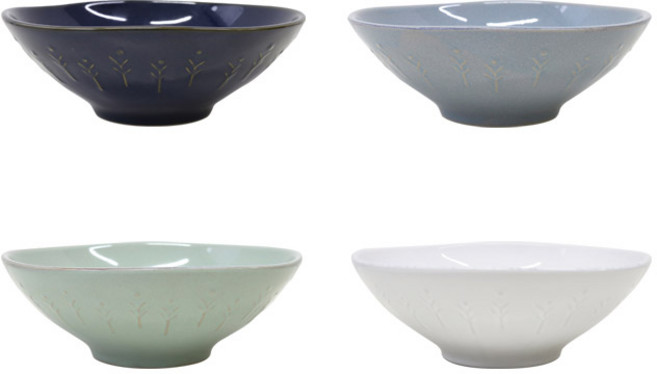 엘포레 면기 4색 세트, 다크블루 + 클라우드그레이 + 리프그린 + 크림화이트, 1세트