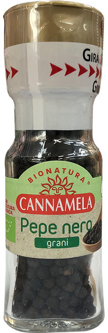 칸나멜라 유기농 흑후추 그라인더, 28g, 1개