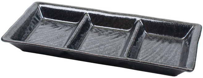 예인도예 흑 직사각 삼절판 25.8 x 11.4 x 2.8 cm, 혼합 색상, 1개