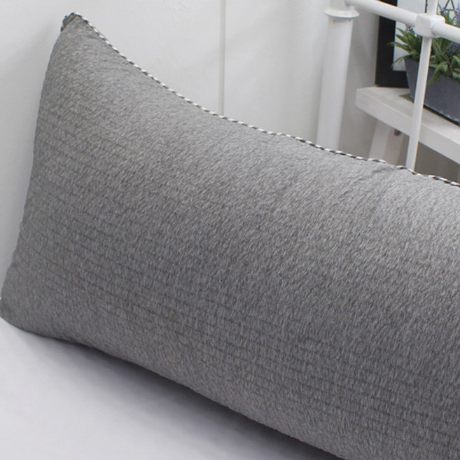 베드앤데코 쿨스킨 선염시어서커 등쿠션커버, 챠콜