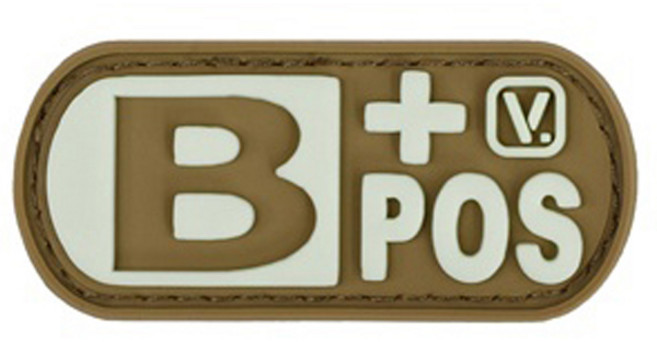 벤퀘스트 야광 혈액형 플러스 패치 B, 코요테, 1개