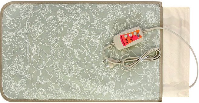 스템코리아 황토 맥반석 옥 전기찜질기, CTB-3560, 민트플라워