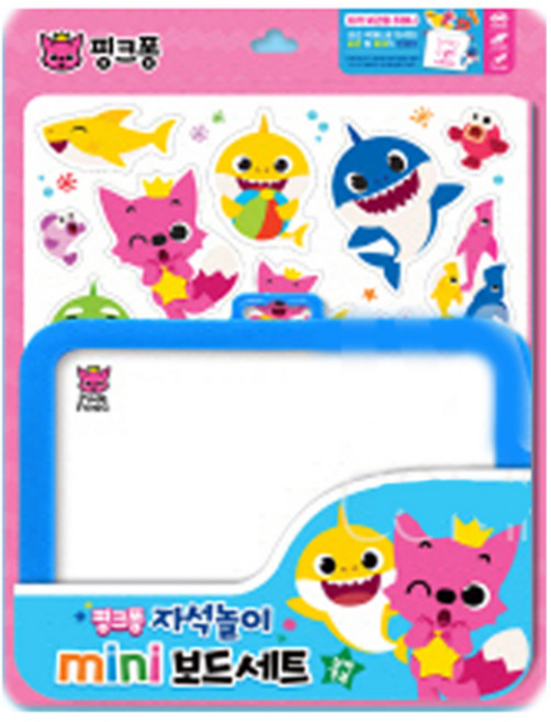 핑크퐁 자석놀이 미니 보드세트: 상어가족, 아이윌컴퍼니