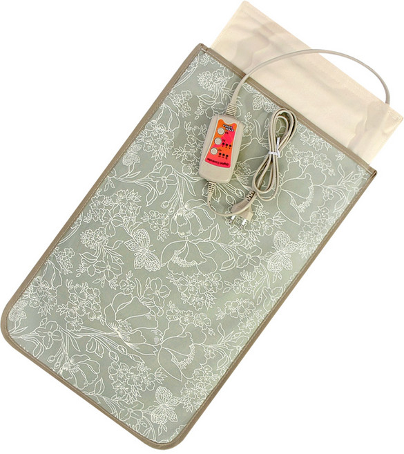 스템코리아 옥 + 황토 온열 디지털 찜질기, ON-400(민트 플라워)