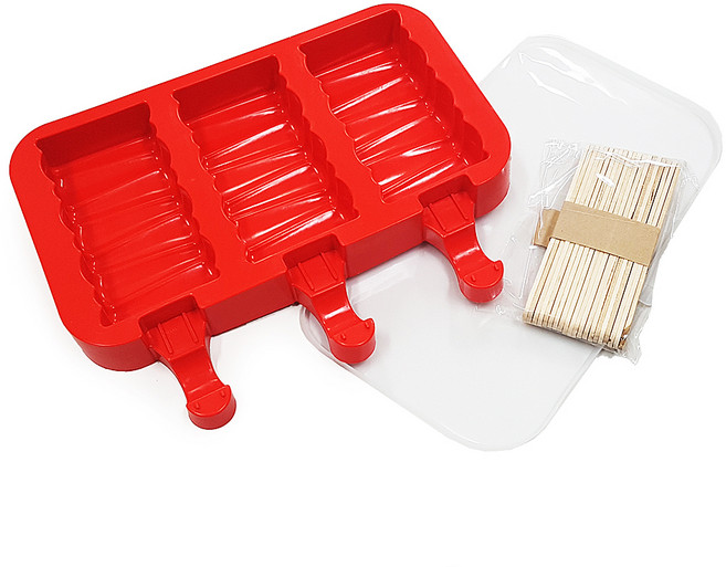 SL 실리콘아이스바몰드 3구, 빗살회오리, 1개