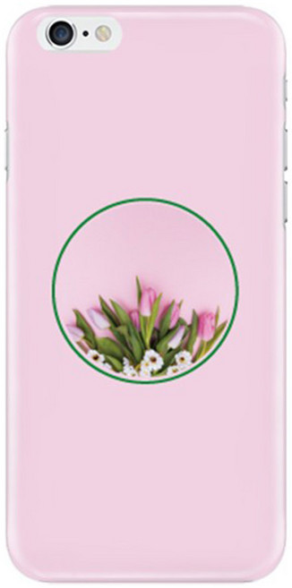 엄지족 플라워 하드 휴대폰 케이스